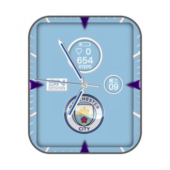 曼彻斯特城足球俱乐部（Manchester City F.C.）限量款表盘.clock
