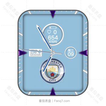 曼彻斯特城足球俱乐部(Manchester City F.C.)限量款表盘.clock