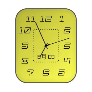 简约ins黄色表盘.clock