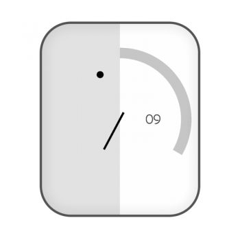 极简冷淡风ins白色表盘.clock