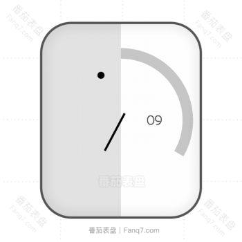 极简冷淡风ins白色表盘.clock