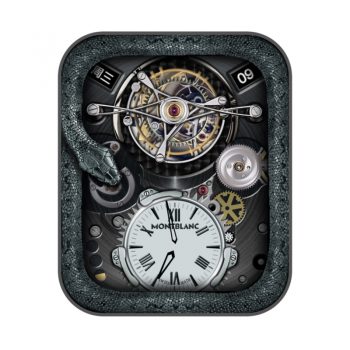 万宝龙MONTBLANC炫酷巨蟒机械表盘.clock