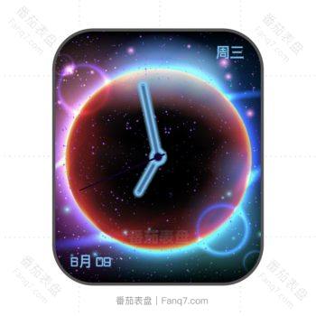 炫酷魔幻穿越时空渐变动态表盘.clock