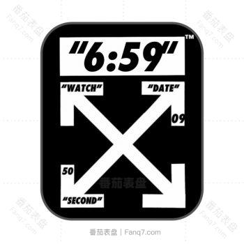 offwhite简约黑白表盘.clock