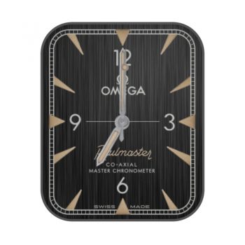 OMEGA欧米茄深棕木质纹理表盘.clock