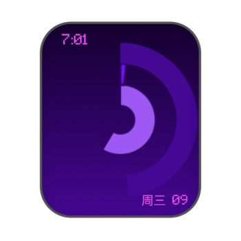简约紫色c圈表盘.clock