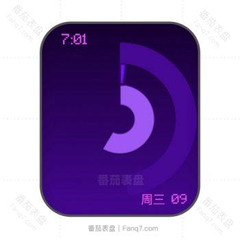 简约紫色c圈表盘.clock