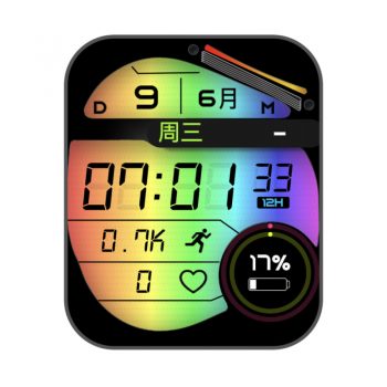 简约多彩表盘.clock