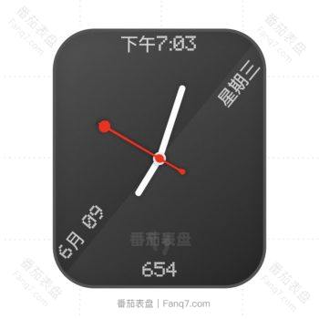 简约酷黑个性简洁表盘.clock