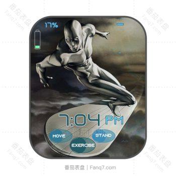银影侠 Silver Surfer银色冲浪手表盘.clock