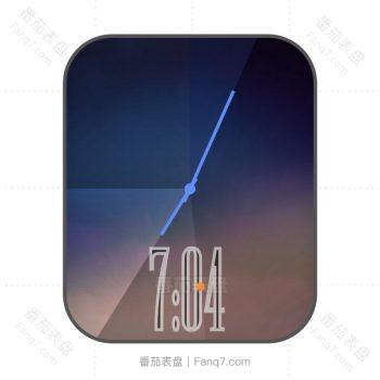 简约渐变表盘.clock