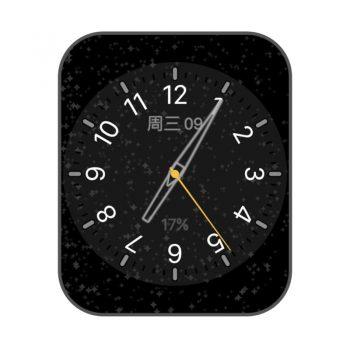 starrynight黑色星空动态表盘.clock