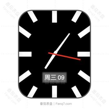 简约黑白表盘.clock