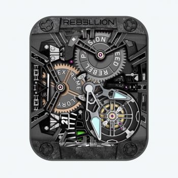 Rebellion瑞柏麟机械运动三盘齿轮高级动态表盘.clock