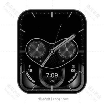黑色炫酷天猫表盘.clock