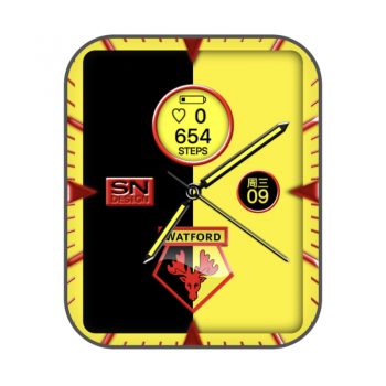 沃特福德足球俱乐部（Watford F.C.）黑橙限量款表盘.clock