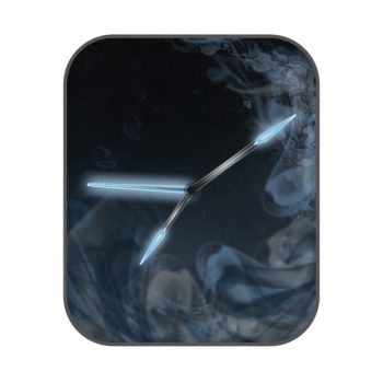 魔幻高级小众蓝色烟雾动态表盘.clock