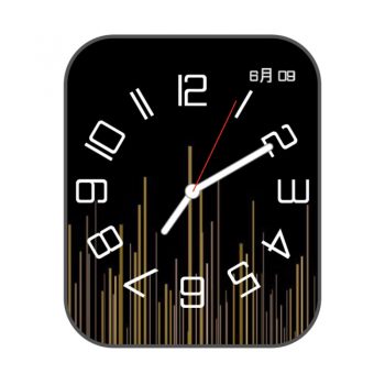 音波黑色表盘.clock