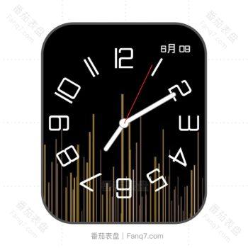 音波黑色表盘.clock