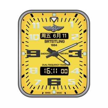 Breitling百年灵黄色大数字表盘.clock