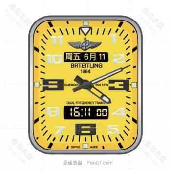 Breitling百年灵黄色大数字表盘.clock