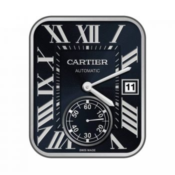 cartier卡地亚深蓝罗马数字表盘.clock