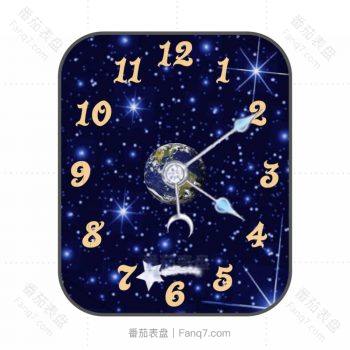 星之光天旋地转地球动态表盘.clock