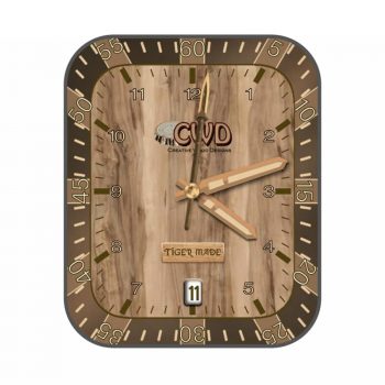 木色纹理复古表盘.clock