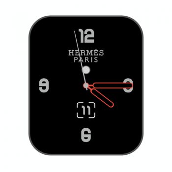 Hermes爱马仕简单数字表盘.clock