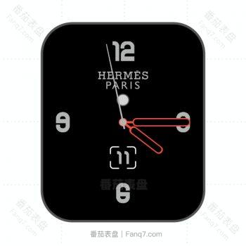 Hermes爱马仕简单数字表盘.clock