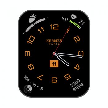 Hermes爱马仕环形数字表盘.clock