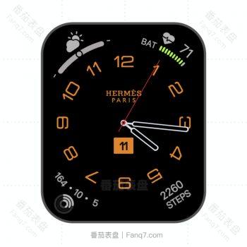 Hermes爱马仕环形数字表盘.clock