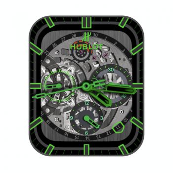 HUBLTO宇舶绿色金属机械高级表盘.clock