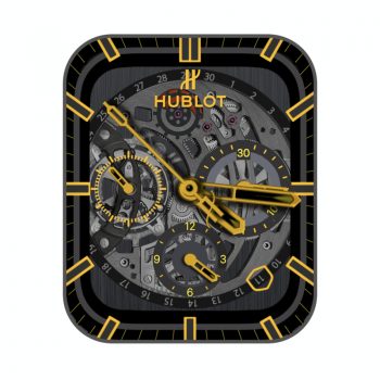 HUBLTO宇舶黄色金属机械高级表盘.clock