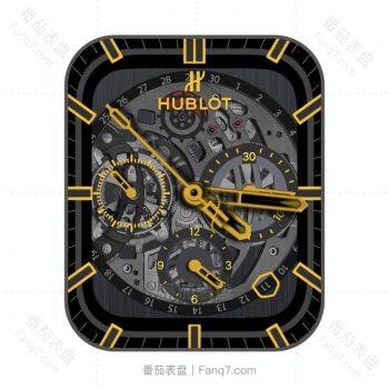 HUBLTO宇舶黄色金属机械高级表盘.clock