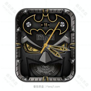 漫威钢铁侠金属人物黑橙表盘.clock