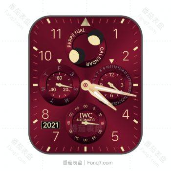 iwc万国魅力红四盘高级表盘.clock