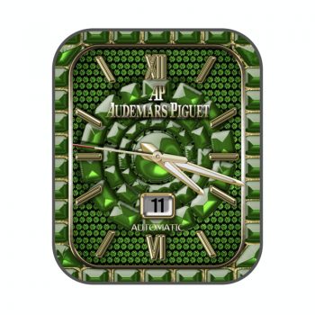 爱彼Audemars Piguet奢华绿宝石镶嵌高级表盘.clock