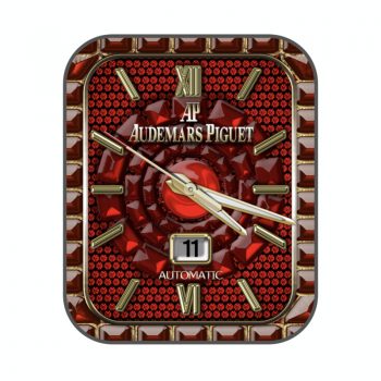 爱彼Audemars Piguet奢华红宝石镶嵌高级表盘.clock
