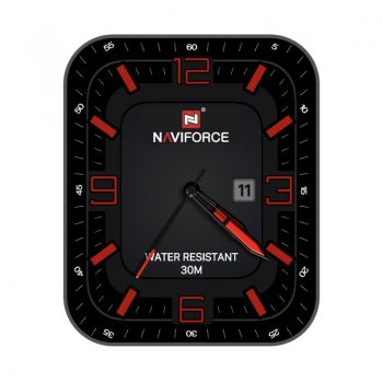 NAVIFORCE领翔红黑表盘.clock