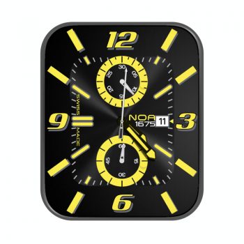 黑黄简约表盘.clock