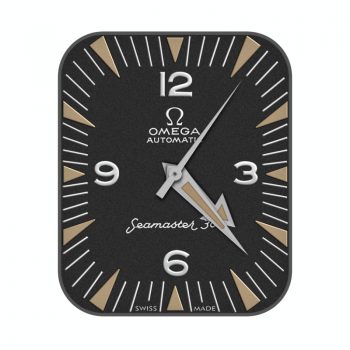 OMEGA欧米茄磨砂黑表盘.clock