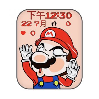 超级玛丽mario单机游戏界面可爱卡通搞怪表盘.clock