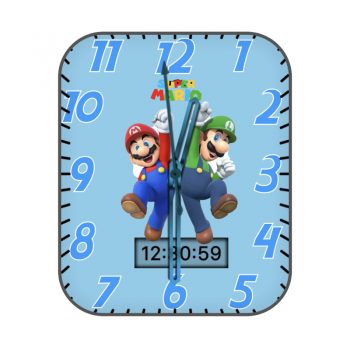 超级玛丽mario单机游戏界面蓝色表盘.clock