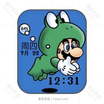 超级玛丽mario单机游戏界面马赛克卡通.clock