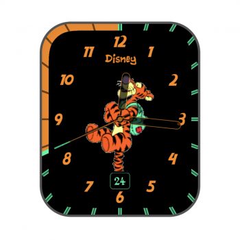 迪士尼系列跳跳虎黑色动态表盘.clock