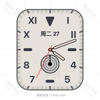 简约米白色系统表盘.clock