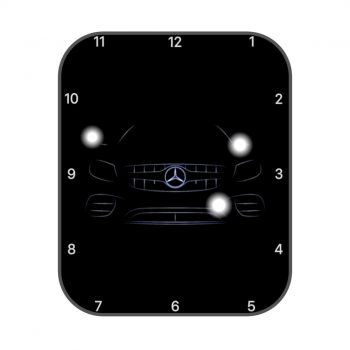 简约炫酷黑大奔汽车描绘动态表盘.clock