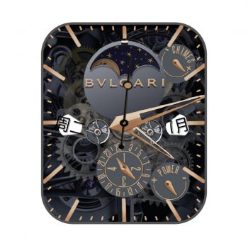 BVLGARI宝格丽星空机械表盘.clock