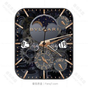 BVLGARI宝格丽星空机械表盘.clock